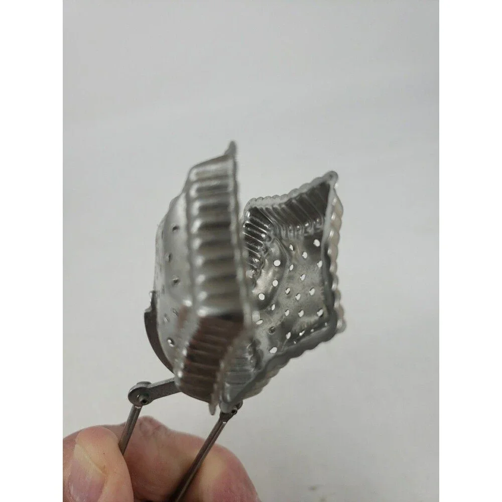 Vintage Star Shaped Metal Tea Infuser Tongs Loose Leaf Tea Steeper Strainer MCM